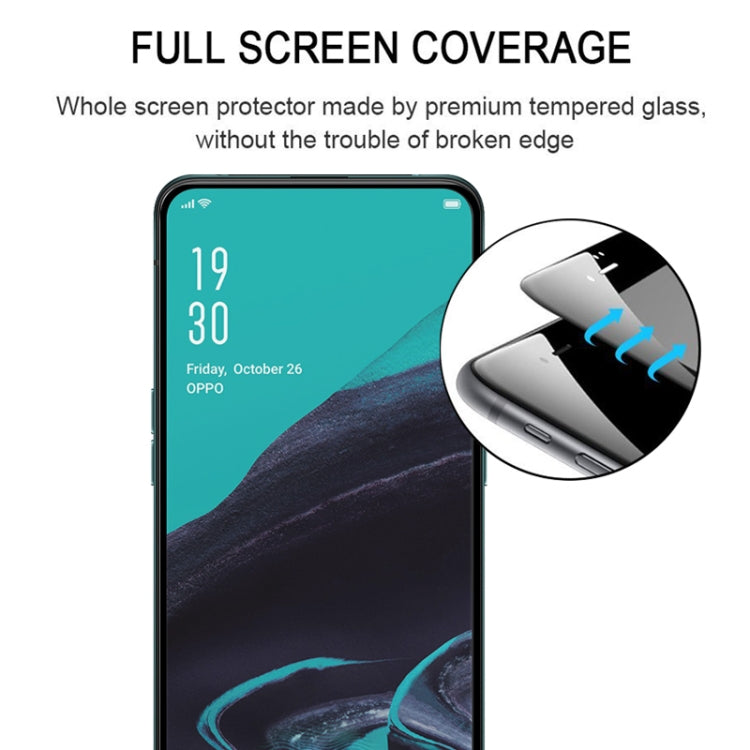 25 PCS Full Cover ScreenProtector Tempered Glass Film for OPPO Reno 2
