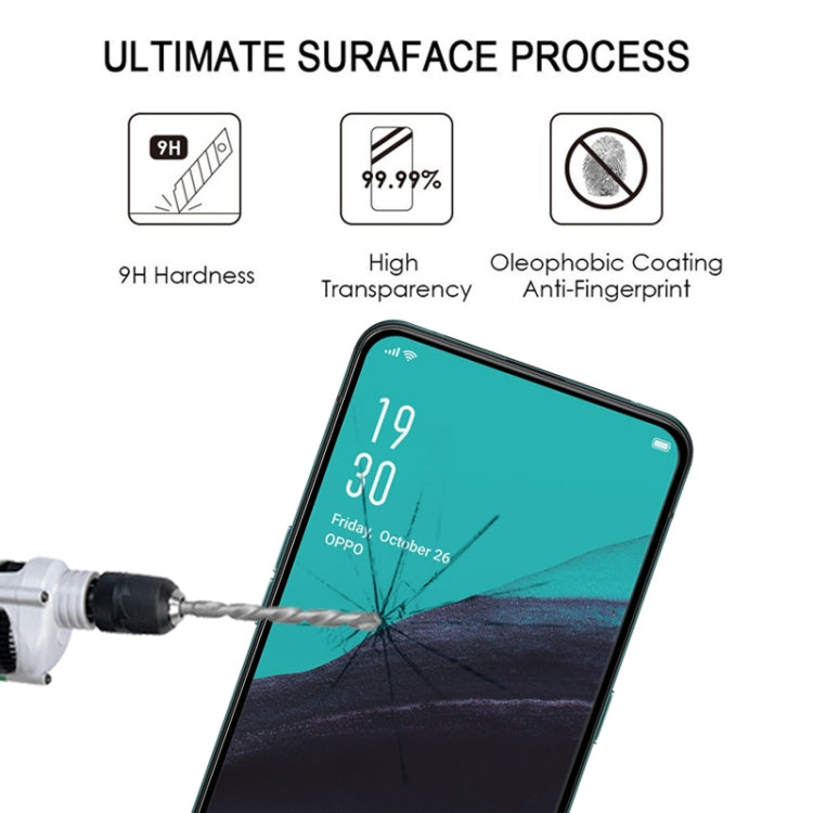 25 PCS Full Cover ScreenProtector Tempered Glass Film for OPPO Reno 2