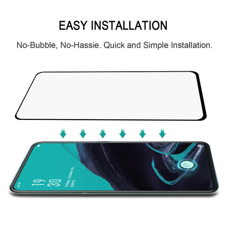 25 PCS Full Cover ScreenProtector Tempered Glass Film for OPPO Reno 2