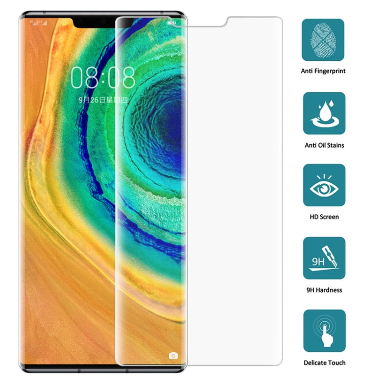 0.26mm 9H 3D Tempered Glass Film for Huawei Mate 30 Pro / Mate 30E Pro 5G / Mate 30 RS Porsche Design