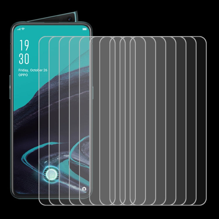 10 PCS for OPPO Reno 2 Ultra Slim 9H 2.5D Tempered Glass Screen Protective Film