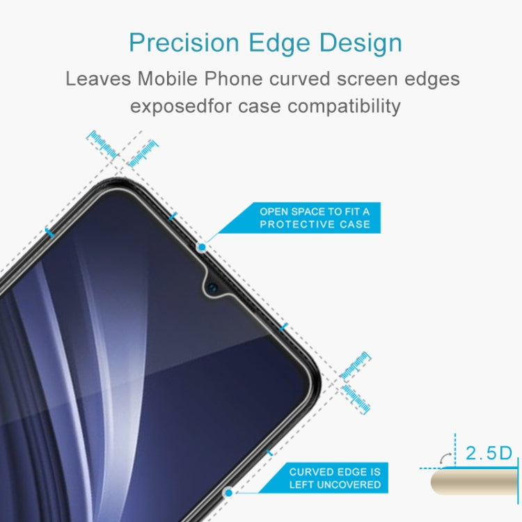 50 PCS 0.26mm 9H 2.5D Tempered Glass Film for Vivo IQOO Neo