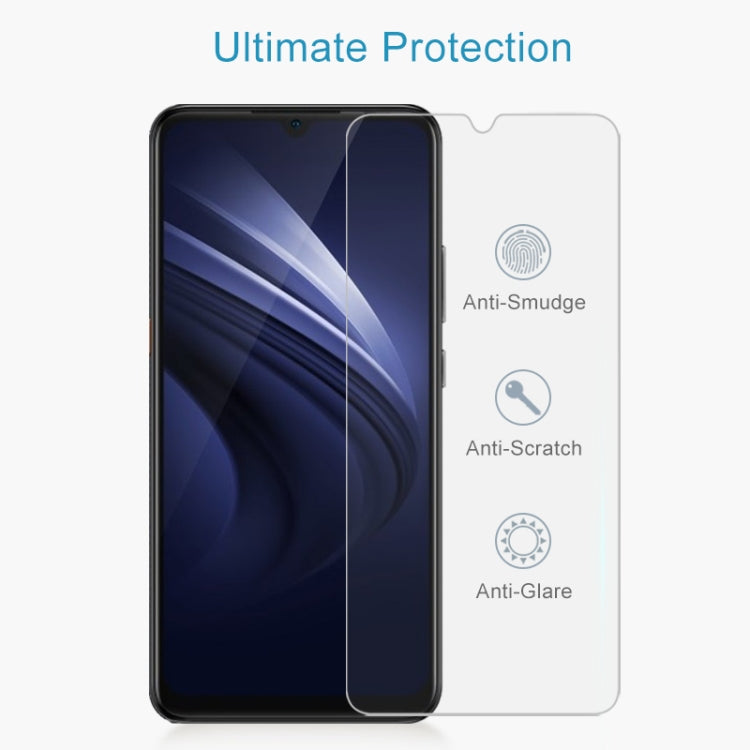 50 PCS 0.26mm 9H 2.5D Tempered Glass Film for Vivo IQOO Neo