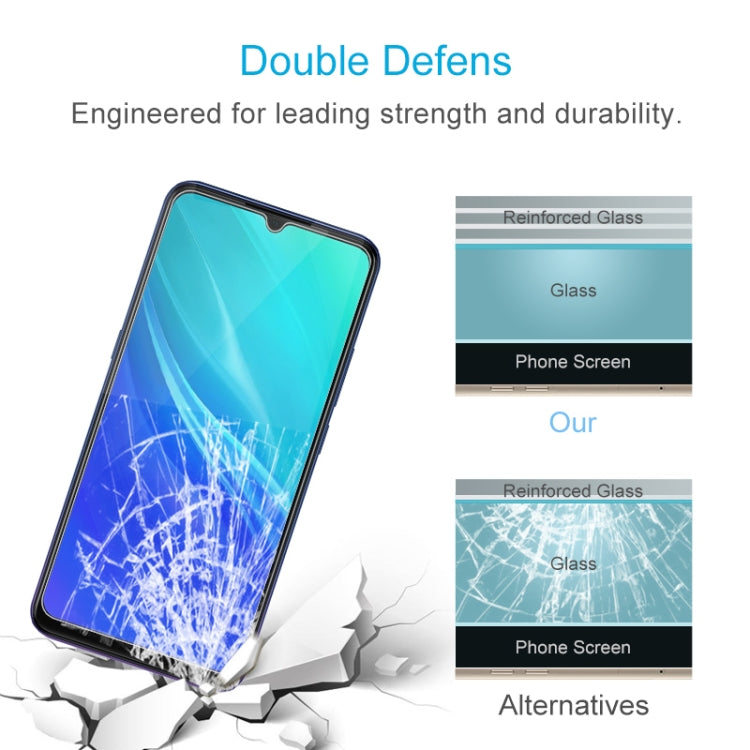 50 PCS 0.26mm 9H 2.5D Tempered Glass Film for Vivo IQOO Pro