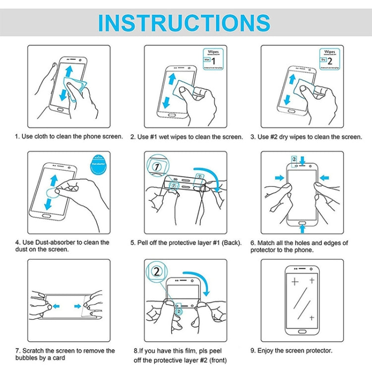 0.26mm 9H 2.5D Tempered Glass Film for Huawei Honor Play 3