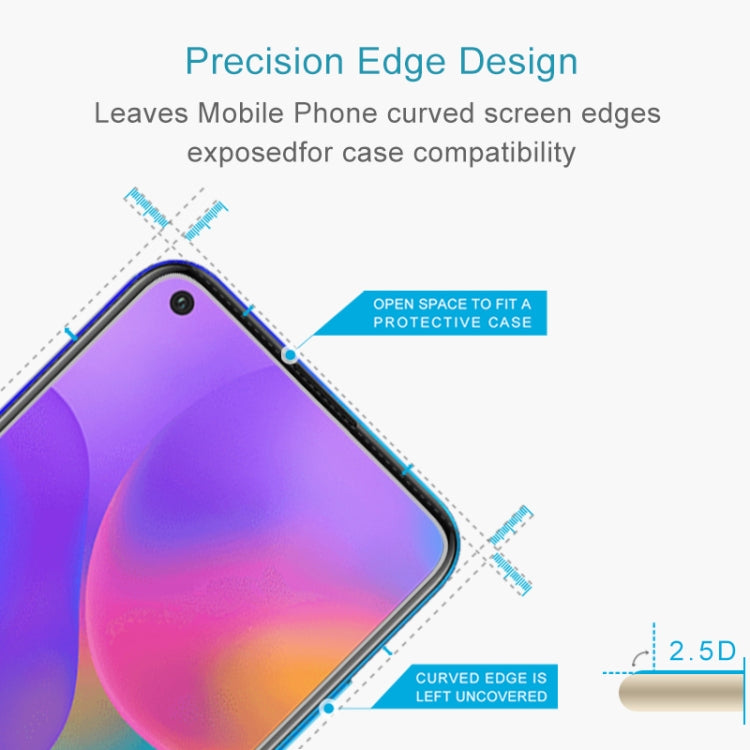 50 PCS 0.26mm 9H 2.5D Tempered Glass Film for Huawei Honor Play 3