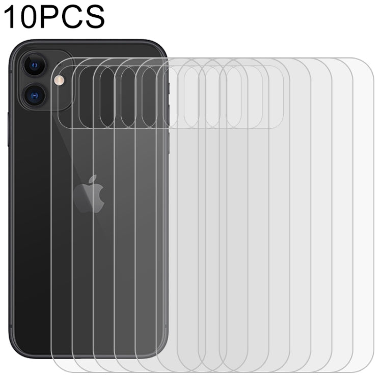 10 PCS For iPhone 11 Soft Hydrogel Film Full Cover Back Protector