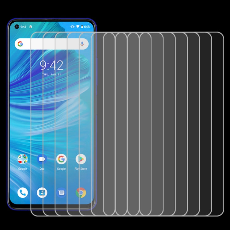 10 PCS for UMIDIGI F2 Ultra Slim 9H 2.5D Tempered Glass Screen Protective Film