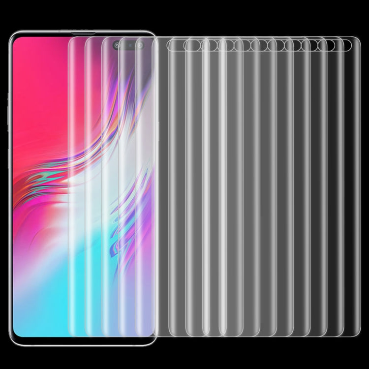 50 PCS Non-full PET Soft Screen Protector for Galaxy S10 5G