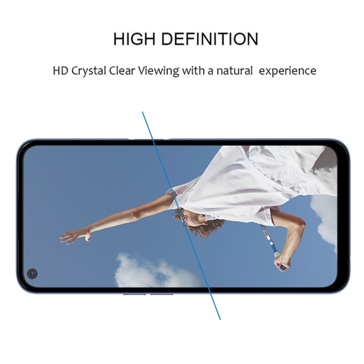 For OPPO A52 25 PCS Full Glue Full Screen Tempered Glass Film