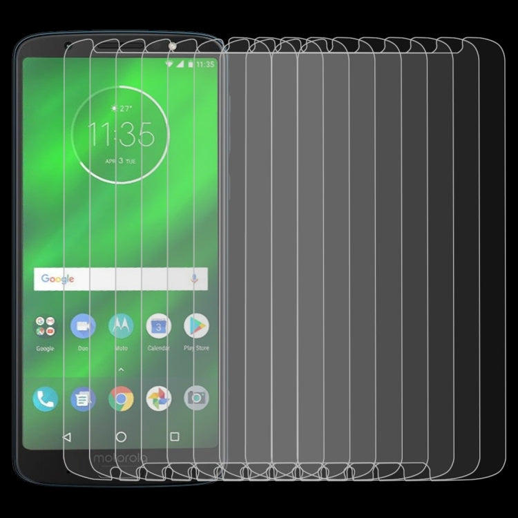 10 PCS 0.26mm 9H 2.5D Tempered Glass Film for Motorola Moto G6 Plus