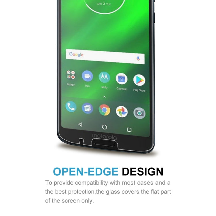 100 PCS 0.26mm 9H 2.5D Tempered Glass Film for Motorola Moto G6 Plus