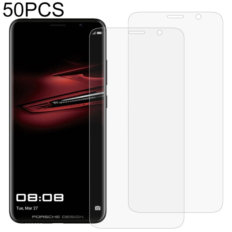50 PCS 3D Curved Full Cover Soft PET Film Screen Protector for Huawei Mate RS Porsche Design