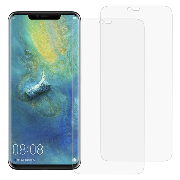 2 PCS 3D Curved Full Cover Soft PET Film Screen Protector for Huawei Mate 20 Pro