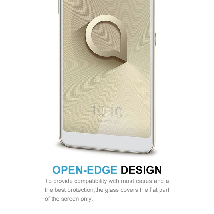 2 PCS 0.26mm 9H 2.5D Tempered Glass Film for Alcatel 3V