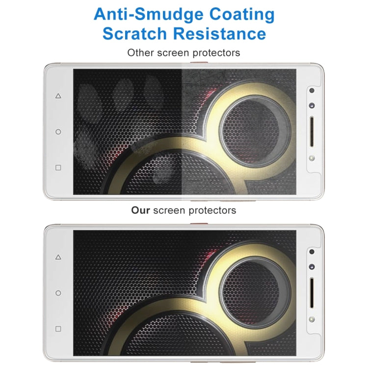 100 PCS 0.26mm 9H 2.5D Tempered Glass Film for Lenovo K8 Note