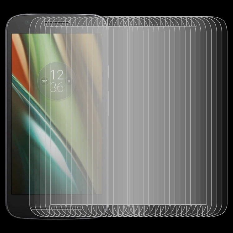 50 PCS 0.26mm 9H 2.5D Tempered Glass Film for Motorola Moto E3