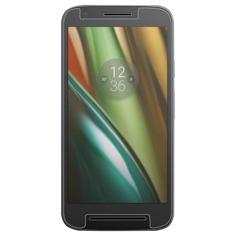 100 PCS 0.26mm 9H 2.5D Tempered Glass Film for Motorola Moto E3