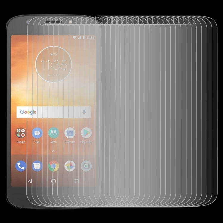 50 PCS 0.26mm 9H 2.5D Tempered Glass Film for Motorola Moto E5