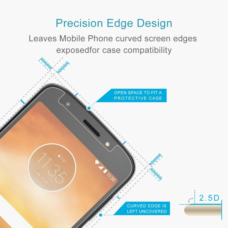 100 PCS 0.26mm 9H 2.5D Tempered Glass Film for Motorola Moto E5 Play