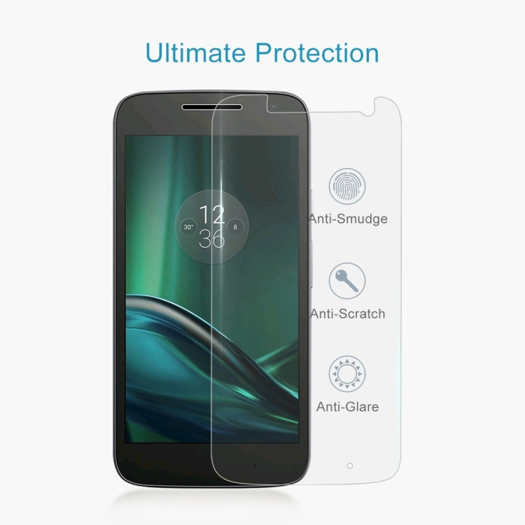 100 PCS 0.26mm 9H 2.5D Tempered Glass Film for Motorola Moto G4 Play