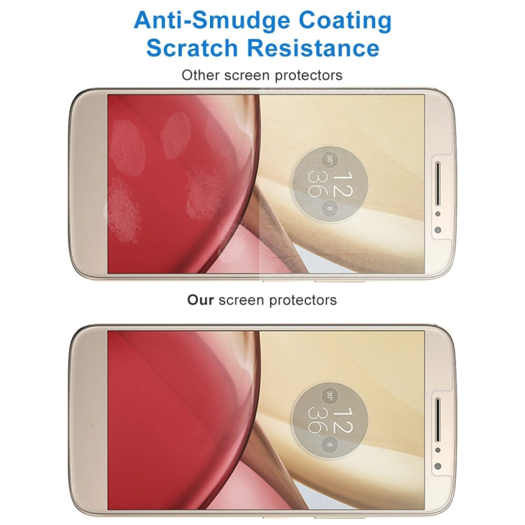 2 PCS 0.26mm 9H 2.5D Tempered Glass Film for Motorola Moto M