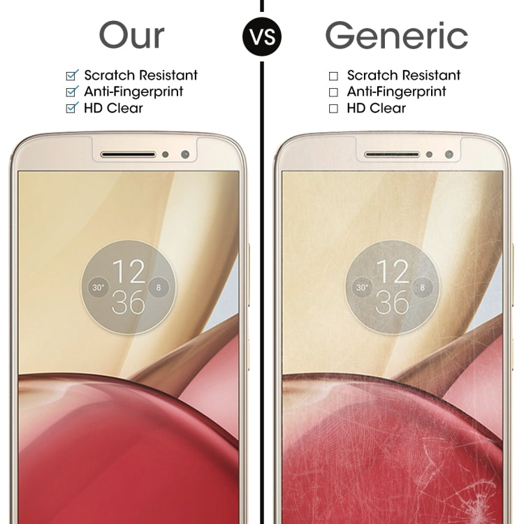 10 PCS 0.26mm 9H 2.5D Tempered Glass Film for Motorola Moto M