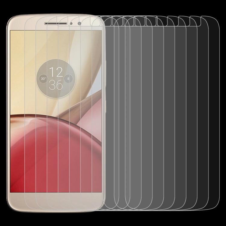 10 PCS 0.26mm 9H 2.5D Tempered Glass Film for Motorola Moto M