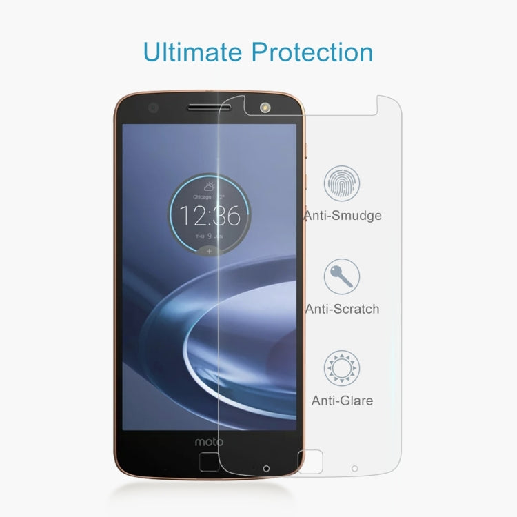 100 PCS 0.26mm 9H 2.5D Tempered Glass Film for Motorola Moto Z Force