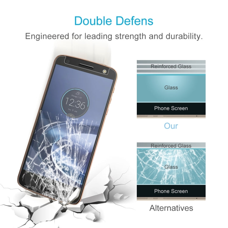 100 PCS 0.26mm 9H 2.5D Tempered Glass Film for Motorola Moto Z Force