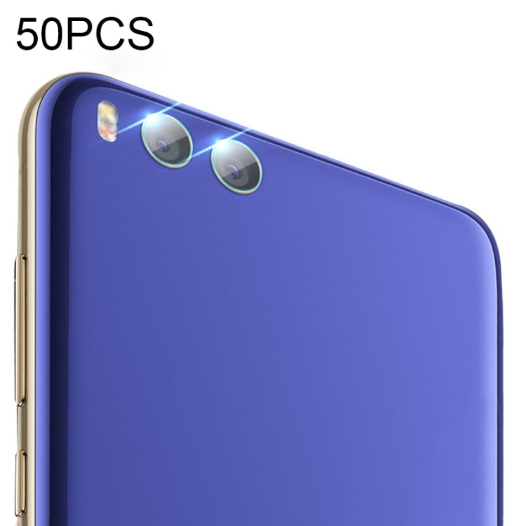 50 PCS Soft Fiber Back Camera Lens Film for Xiaomi Mi 6