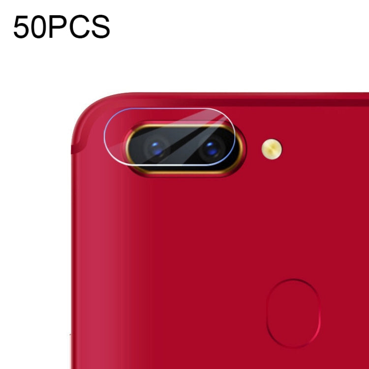 50 PCS Soft Fiber Back Camera Lens Film for OPPO R11s