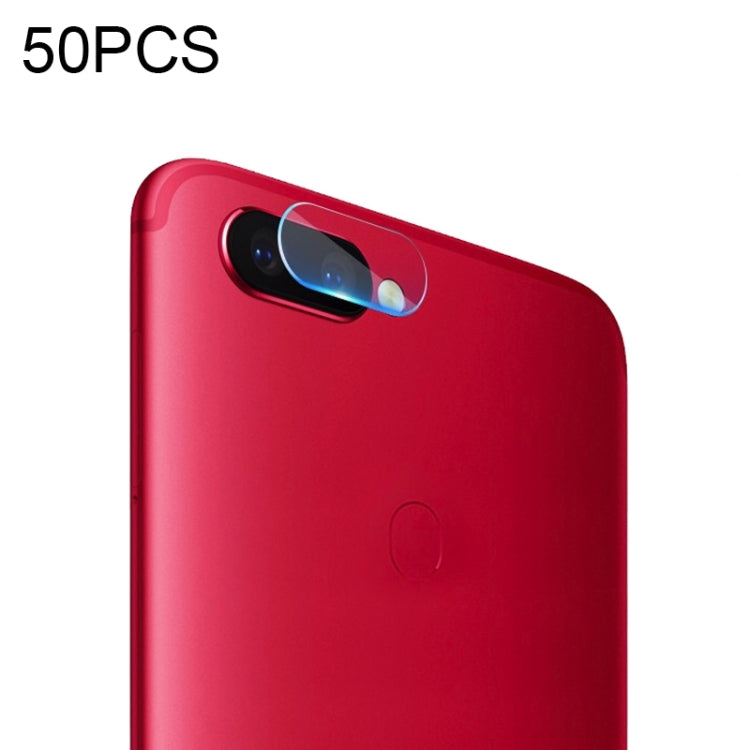50 PCS Soft Fiber Back Camera Lens Film for OPPO R11s Plus
