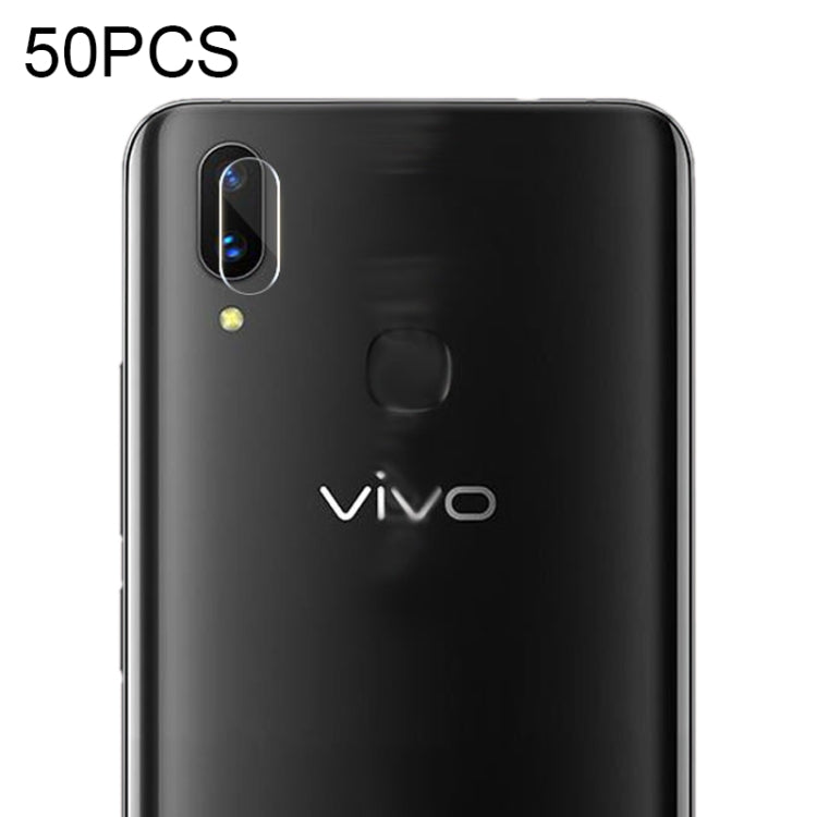 50 PCS Soft Fiber Back Camera Lens Film for Vivo X21 UD