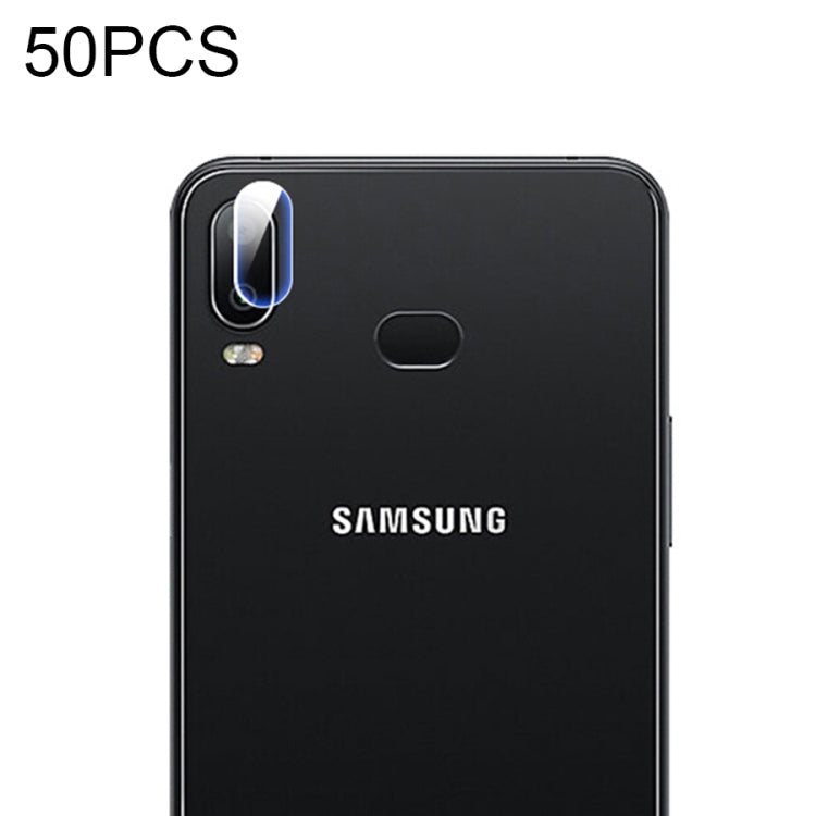 50 PCS Soft Fiber Back Camera Lens Film for Galaxy A6s