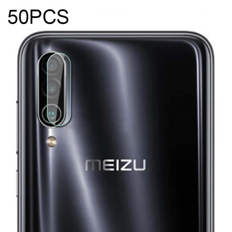 50 PCS Soft Fiber Back Camera Lens Film for Meizu 16Xs