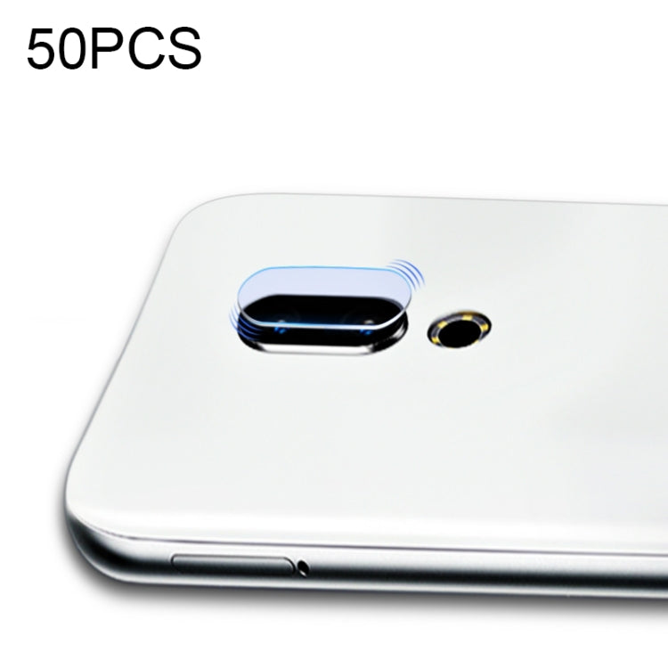 50 PCS Soft Fiber Back Camera Lens Film for Meizu 16 Plus