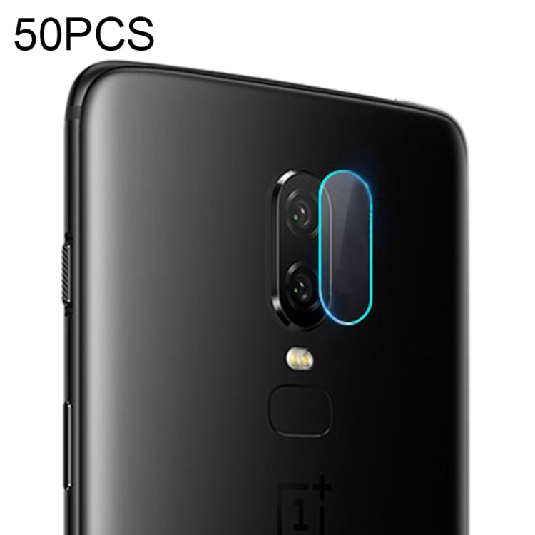 50 PCS Soft Fiber Back Camera Lens Film for OnePlus 6