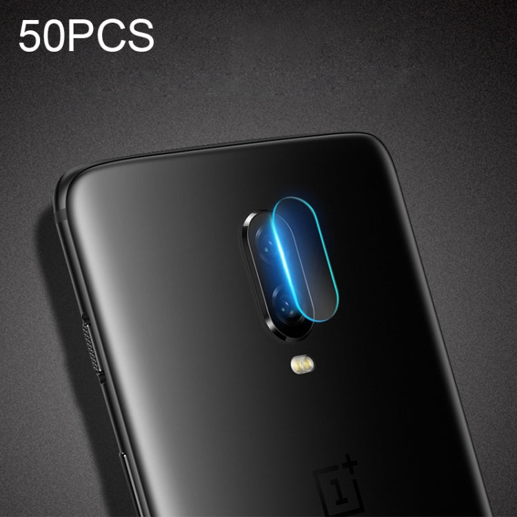 50 PCS Soft Fiber Back Camera Lens Film for OnePlus 6T