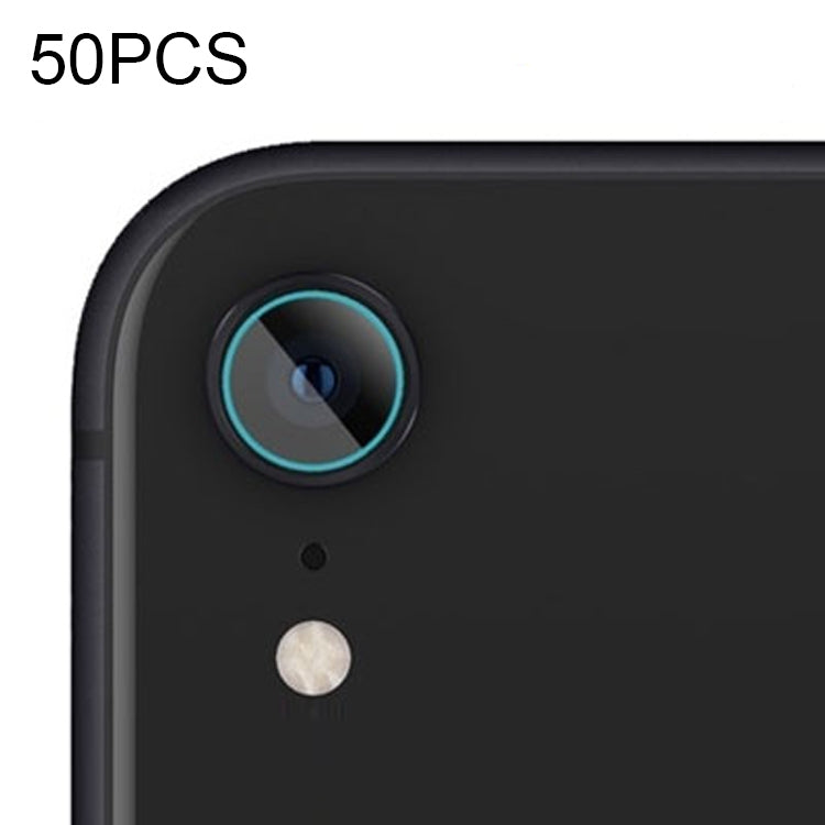 For iPhone XR 50pcs Soft Fiber Back Camera Lens Film