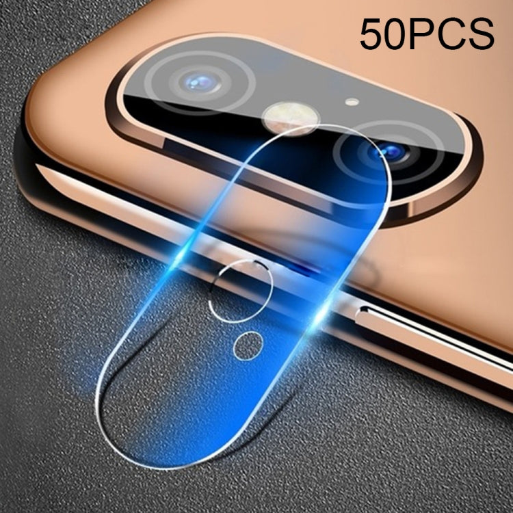 For iPhone XS Max 50pcs Soft Fiber Back Camera Lens Film