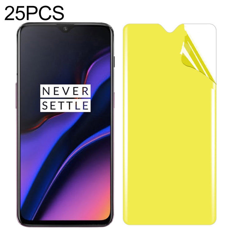25 PCS For OnePlus 6T Soft TPU Full Coverage Front Screen Protector