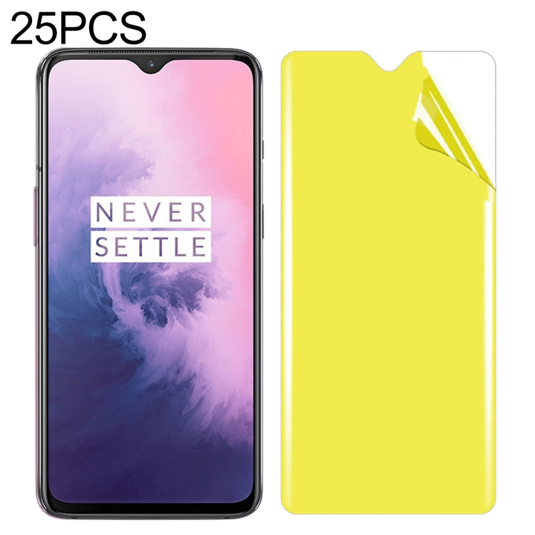 25 PCS For OnePlus 7 Soft TPU Full Coverage Front Screen Protector