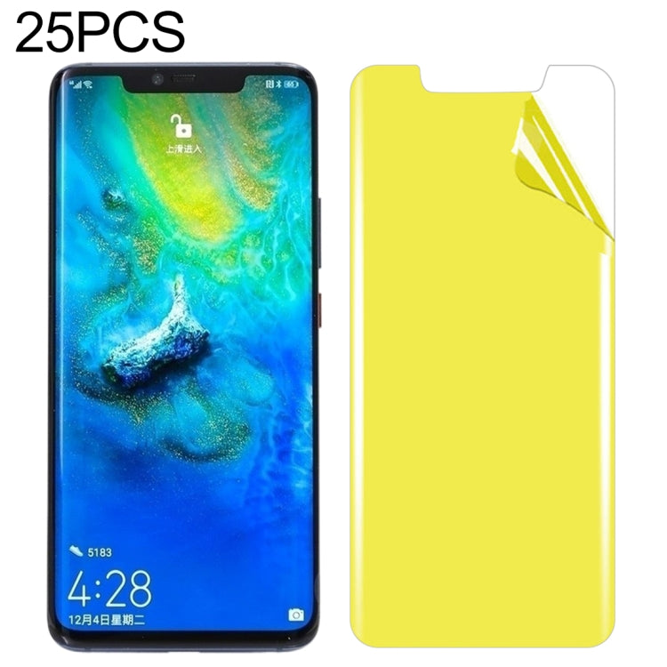 25 PCS For Huawei Mate 20 Pro Soft TPU Full Coverage Front Screen Protector