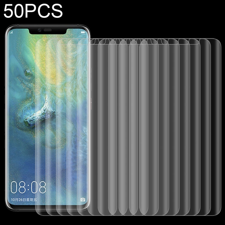 50 PCS Non-full PET Soft Screen Protector for Huawei Mate 20 Pro