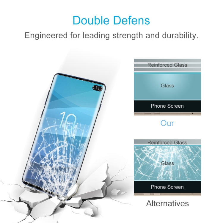 50 PCS Non-full PET Soft Screen Protector for Galaxy S10+