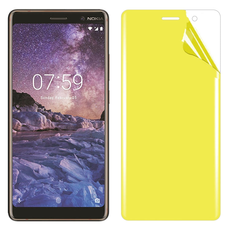 For Nokia 7 Plus Soft TPU Full Coverage Front Screen Protector