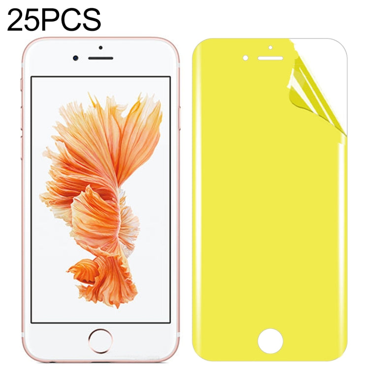 25 PCS For iPhone 6s Plus Soft TPU Full Coverage Front Screen Protector