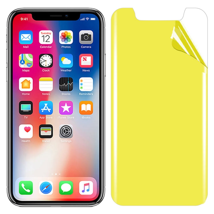 For iPhone X / XS Soft TPU Full Coverage Front Screen Protector