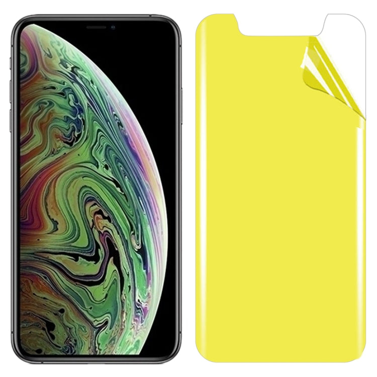 For iPhone XS Max Soft TPU Full Coverage Front Screen Protector